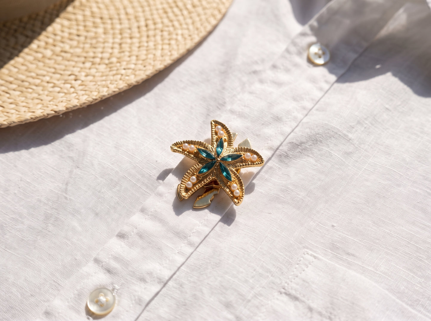Star Fish Button