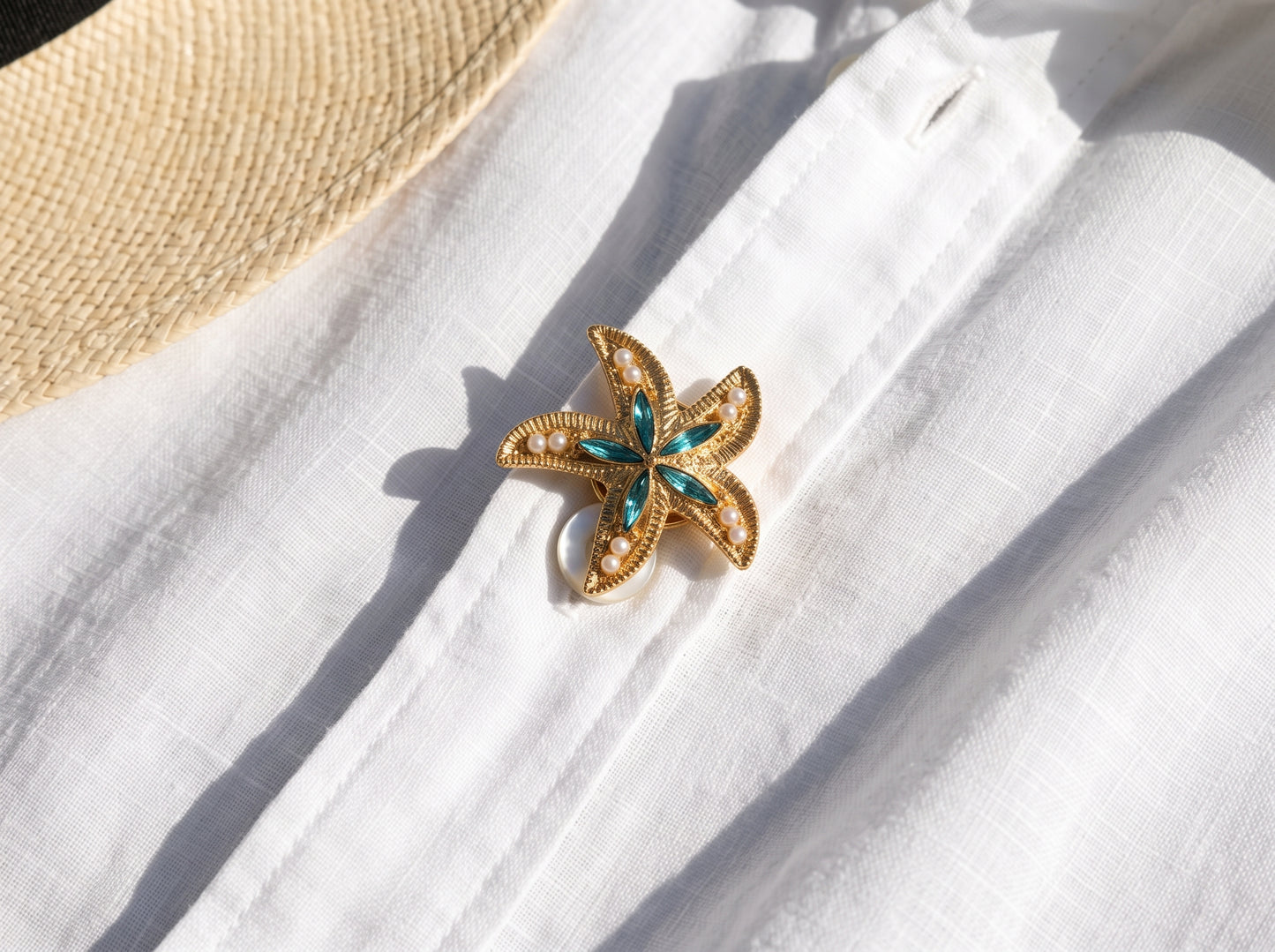 Star Fish Button